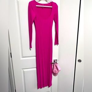 Skims Soft Lounge Long Sleeve Dress